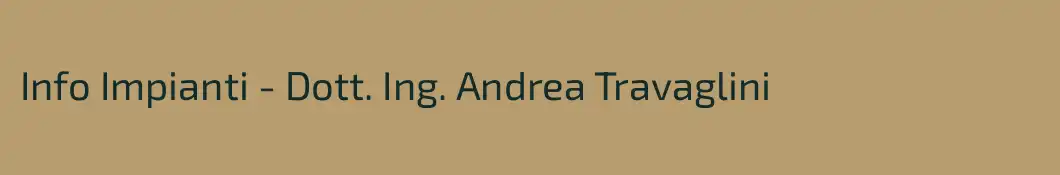 Info Impianti - Dott. Ing. Andrea Travaglini